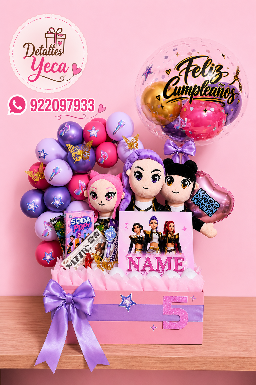 ✨🎀 DETALLE K-POP HUNTRIX PERSONALIZADO 🎀✨
