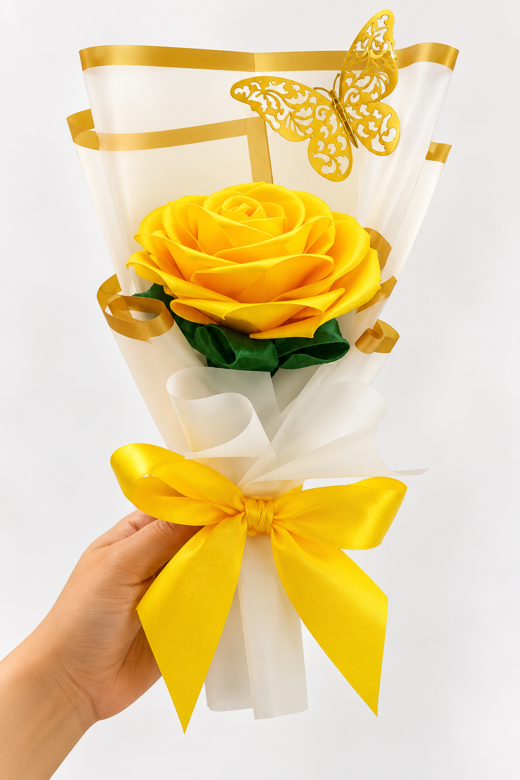 🌼 ROSA AMARILLA ETERNA 💛 🌼